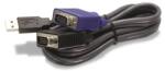 TRENDnet TK-CU06 D-SUB 15pin USB M/M KVM кабел 1, 8 м черен (TK-CU06)