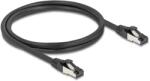 Delock RJ45 мрежов кабел Cat. 8.1 S/FTP 1 м черен