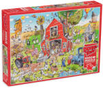 Cobble Hill Puzzle Cobble Hill din 1000 de piese - DoodleTown: Ferma Bustle (44509) Puzzle