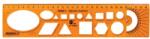 Optima Шаблонна линийка OPTIMA оранжева 30cm 53006 (53006)