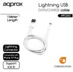 Approx Кабел APPROX - USB към Lightning (Apple, iPhone, iPad) APPC03V2 (APPC03V2)