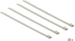 Delock Кабелни връзки от неръждаема стомана 150 x 4, 6 mm (H x W), 20 броя