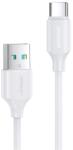 JOYROOM Кабел за данни JOYROOM USB - Type-C, 25 см, БЯЛ S-UC027A9_W_25 (S-UC027A9_W_25)