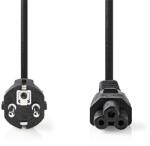 Nedis CEGL10130BK20 Захранващ кабел за преносими компютри IEC-320-C5, 3 x 0, 75 mm, дължина 2 m (CEGL10130BK20)