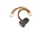Kolink SATA захранващ кабел конвертор Sata-3x4pin женски 95130 / KKTSAP01M03 (95130 / KKTSAP01M03)