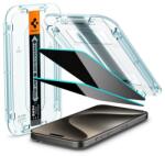 Spigen iPhone 15 Pro Max SPIGEN EZ FIT екранен протектор стъкло 2бр 2.5D, 9H + рамка, TRANSFER AGL06874 (AGL06874)