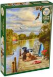 Cobble Hill Puzzle Cobble Hill din 1000 de piese - O zi langa rau (40148) Puzzle