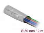 Delock Кабелна скоба с патентована скоба 2 m x 50 mm сиво / черно