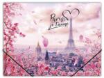 Panta Plast Гумена папка, 15 мм, PP, A4, PANTA PLAST "Take me to Paris" 0410-0064-56 (0410-0064-56)