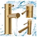 Granitan Mosdó Csaptelep Brushed Gold Alacsony Fürdőszoba Modern Csaptelep Glami (GLAMI28479)