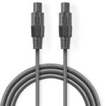 Nedis COTH16000GY50 полупрофесионален кабел за високоговорители, 2p speakon конектор, 5 м, гъвкав (COTH16000GY50)