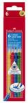 Faber-Castell Цветни моливи FABER-CASTELL Grip триъгълни 6 броя 112406 (112406)