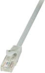 LogiLink Patch Cable Econline, Cat. 6, U/UTP, сив, 3 м