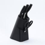 IRIS KT-018-BK черен комплект кухненски ножове 6бр (KT-018-BK)