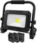 ANSMANN LED лампа, Работна лампа, LED фар 18 V, с адаптерни пластини за Bosch, Makita, Milwaukee/DeWalt (1600-0713)