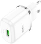 hoco. n3 зарядно устройство за електрическата мрежа с usb гнездо 18w, бързо зарядно устройство 3.0, БЯЛО n3_w (n3_w)
