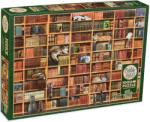 Cobble Hill Puzzle Cobble Hill din 1000 de piese - Biblioteca pisicilor (40139) Puzzle