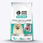 JOHN DOG Good Form 3kg Száraz Kutyaeledel Kistestű kutyáknak Borjú Bárány