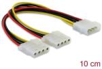 Delock Кабел Delock - 82100 (1 x 4 пина molex мъжки - 2 x 4 пина molex женски, 11cm) (82100)
