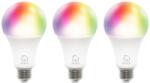 DELTACO SMART HOME SH-LE27RGB-3P LED крушка, E27, WIFI, 9W, цвят+бяло, нерегулируема, 3бр. /пак