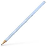 Faber-Castell Графитен молив, B, триъгълен, FABER-CASTELL "Sparkle", перлено небесно синьо 118251 (118251)