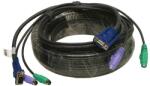 ATEN kvm кабел ps/2 и vga, 10 м - 2l-1010p (2l-1010p)