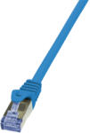 LogiLink Пач кабел PrimeLine, Cat. 6A, S/FTP, син, 0, 25 м