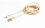 Gembird USB 2.0 A - USB 2.0 micro B M/M кабел за данни 1, 8 м златист текстилен кант CCB-mUSB2B-AMBM-6-G (CCB-mUSB2B-AMBM-6-G)