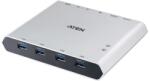 ATEN KVM превключвател USB-C, USB 3.2, Thunderbolt 4, DisplayPort, DP, 8K, 2 порта US3311-AT-G (US3311-AT-G)
