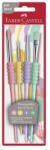 Faber-Castell Комплект четки faber-castell пастел ( 4, 8, 10, 12) 481620 (481620)