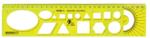 Optima Шаблонна линийка OPTIMA fluor 30cm 53009 (53009)