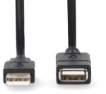 Nedis CCGL60010BK10 USB A-A (мъжки/женски) удължител, USB2.0, дължина: 1 м (CCGL60010BK10)