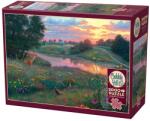 Cobble Hill Puzzle Cobble Hill din 2000 de piese - Amurg în munți (49021) Puzzle