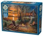 Cobble Hill Puzzle Cobble Hill din 500 de piese - Apus la lac (45066) Puzzle