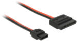 Delock Захранващ кабел Delock SATA с 15-пинов конектор Тънък SATA захранващ конектор с 6-пинов конектор,