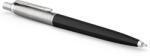 Parker Химикалка, 0, 7 мм, сребърен клипс, черен корпус, PARKER "Royal Jotter Originals", синя 2096873 (2096873)