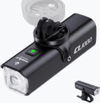 TOWILD Far de bicicletă față Towild CL1000 black