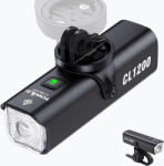 TOWILD Far de bicicletă față Towild CL1200 black