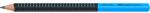 Faber-Castell Grip Jumbo триъгълен двуцветен черен/син графитен молив HB FC511910 (FC511910)