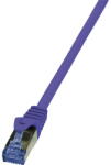 LogiLink Пач кабел PrimeLine, Cat. 6A, S/FTP, лилав, 0, 25 м