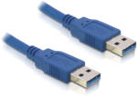 Delock кабел USB 3.0 Type-A мъжки/мъжки конектор 0, 5 м син 83121 (83121)