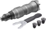 Fortum адаптер за пробивна машина, за поп-нитове, за нитове 2, 4-3, 2-4, 0-4, 8 mm; шестостенна муфа 1/4", FORTUM