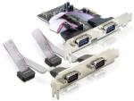 Delock PCI Express карта 4 x серийна (DL89178)