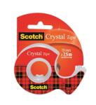 3M Самозалепваща лента, диспенсер, ръчен, 19 mm x 7, 5 m, 3M SCOTCH "Crystal" 7100093859 (7100093859)