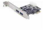 Gembird PCI-E x1 2 порта USB3.0 IO драйвер UPC-30-2P (UPC-30-2P)