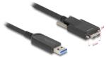 Delock Активен оптичен кабел USB 10 Gbps-A мъжки USB 10 Gbps тип Micro-B щепсел с винтове 15 м