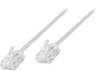 LogiLink Cat. 6A Slim High-Flex пач кабел бял 0, 50 м