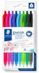 STAEDTLER Химикалка, 1 мм, с бутон, staedtler "4230 m", 8 различни цвята 4230 mc8 (4230 mc8)