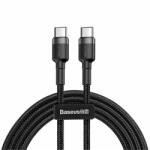 Baseus CAFULE кабел за данни 3db Type-C - Type-C, 200cm, ЧЕРЕН/ЧЕРНО ЗЕЛЕН E0418501 (E0418501)