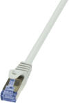 LogiLink Пач кабел PrimeLine, Cat. 6A, S/FTP, сив, 2 м